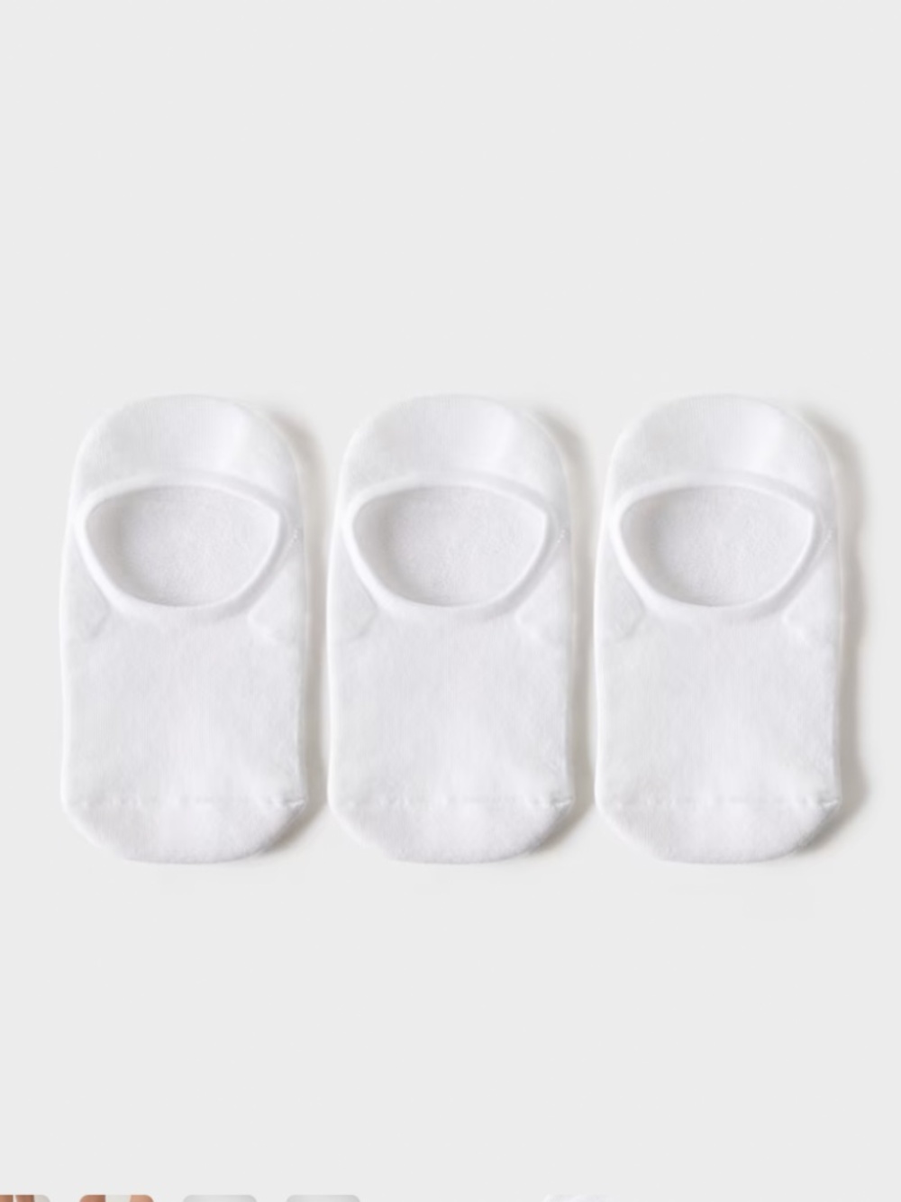 Aritzia Daily Footie Socks.3 Pack.NWT.